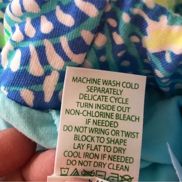 EUC Lilly Pulitzer Madison Skort Bennet Blue Tropic Like It’s Hot Print M - Picture 7 of 7